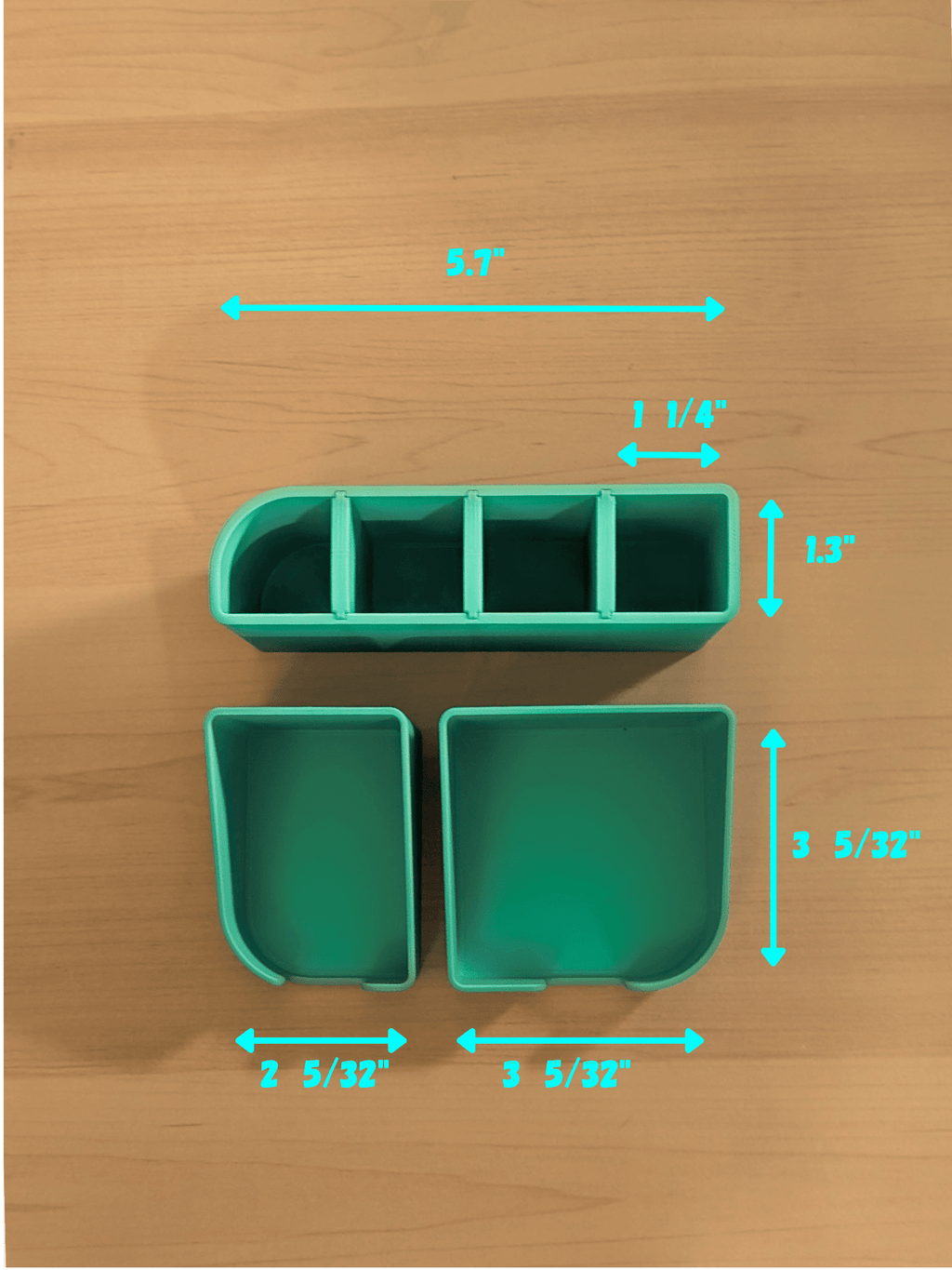 Modular Desk Organizer | Customizable 3D Printed Pen & Stationery Caddy - Sharq LabsModular Desk Organizer | Customizable 3D Printed Pen & Stationery CaddyDesk OrganizerSharq Labs