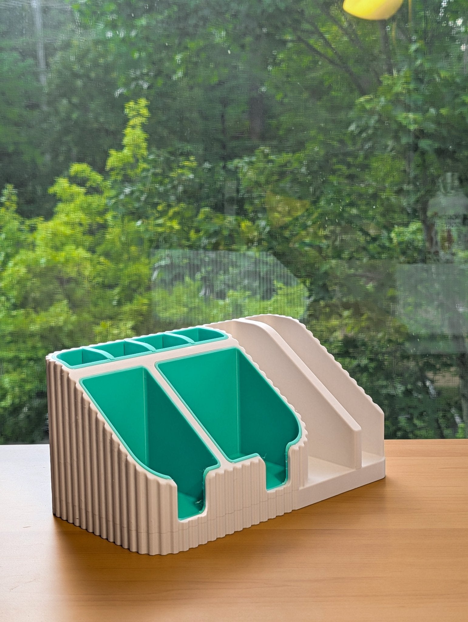 Modular Desk Organizer | Customizable 3D Printed Pen & Stationery Caddy - Sharq LabsModular Desk Organizer | Customizable 3D Printed Pen & Stationery CaddyDesk OrganizerSharq Labs