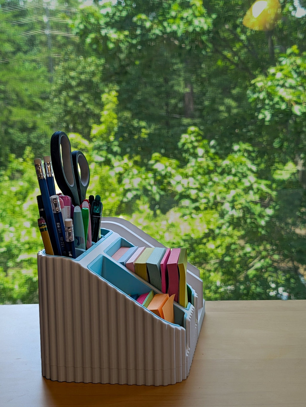 Modular Desk Organizer | Customizable 3D Printed Pen & Stationery Caddy - Sharq LabsModular Desk Organizer | Customizable 3D Printed Pen & Stationery CaddyDesk OrganizerSharq Labs